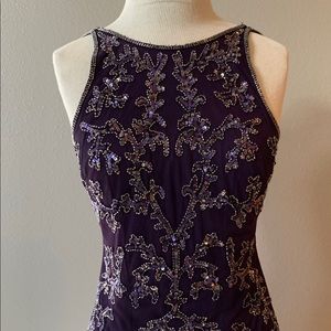 Beaded Adrianna Papell Dress